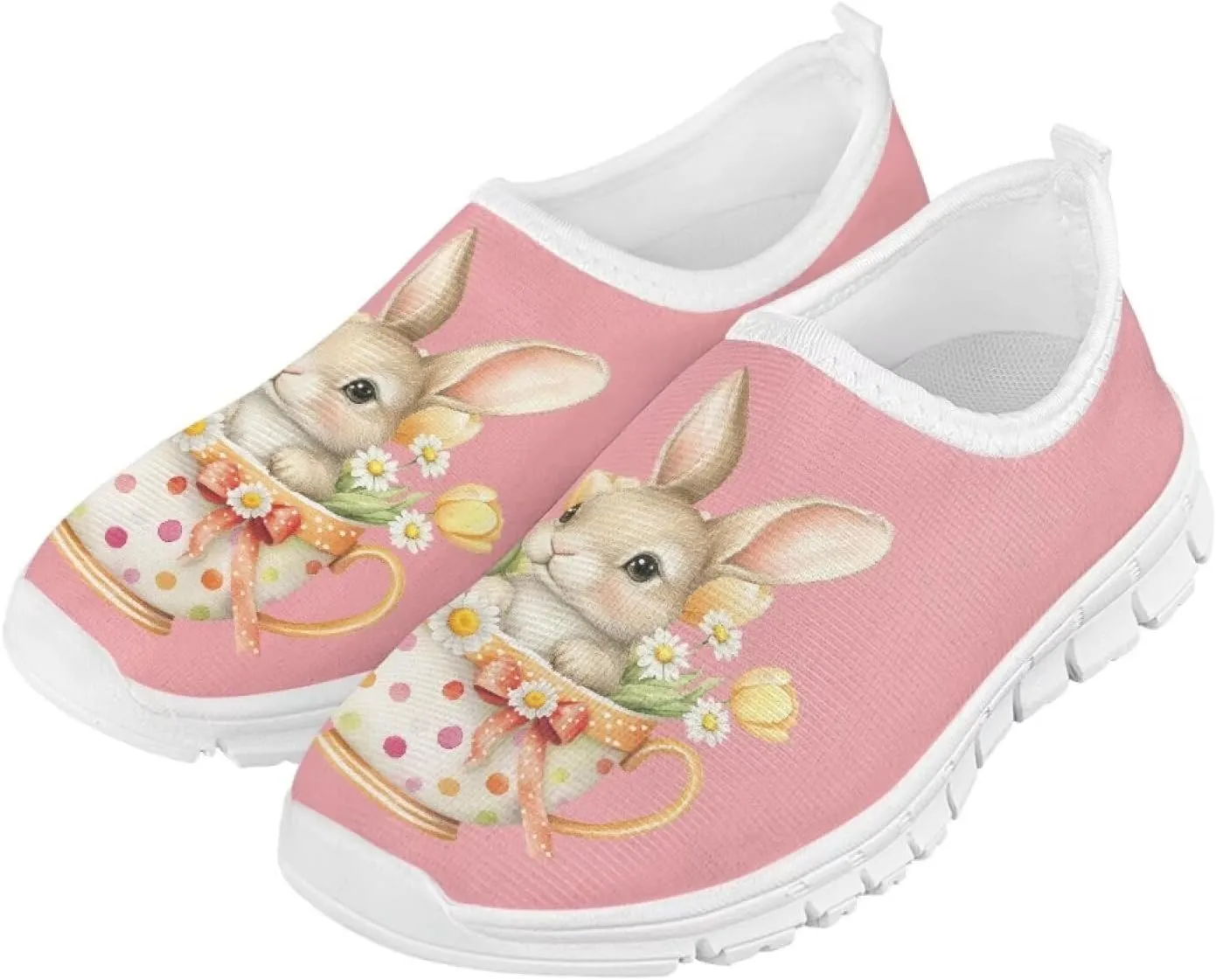 Casual Breathable Mesh Girls Boys Slip On Shoes