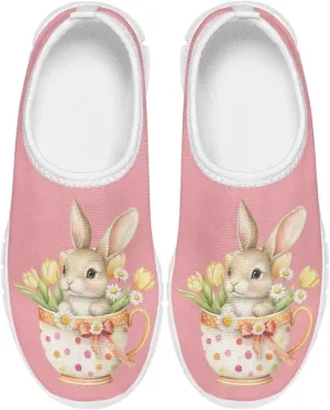Casual Breathable Mesh Girls Boys Slip On Shoes