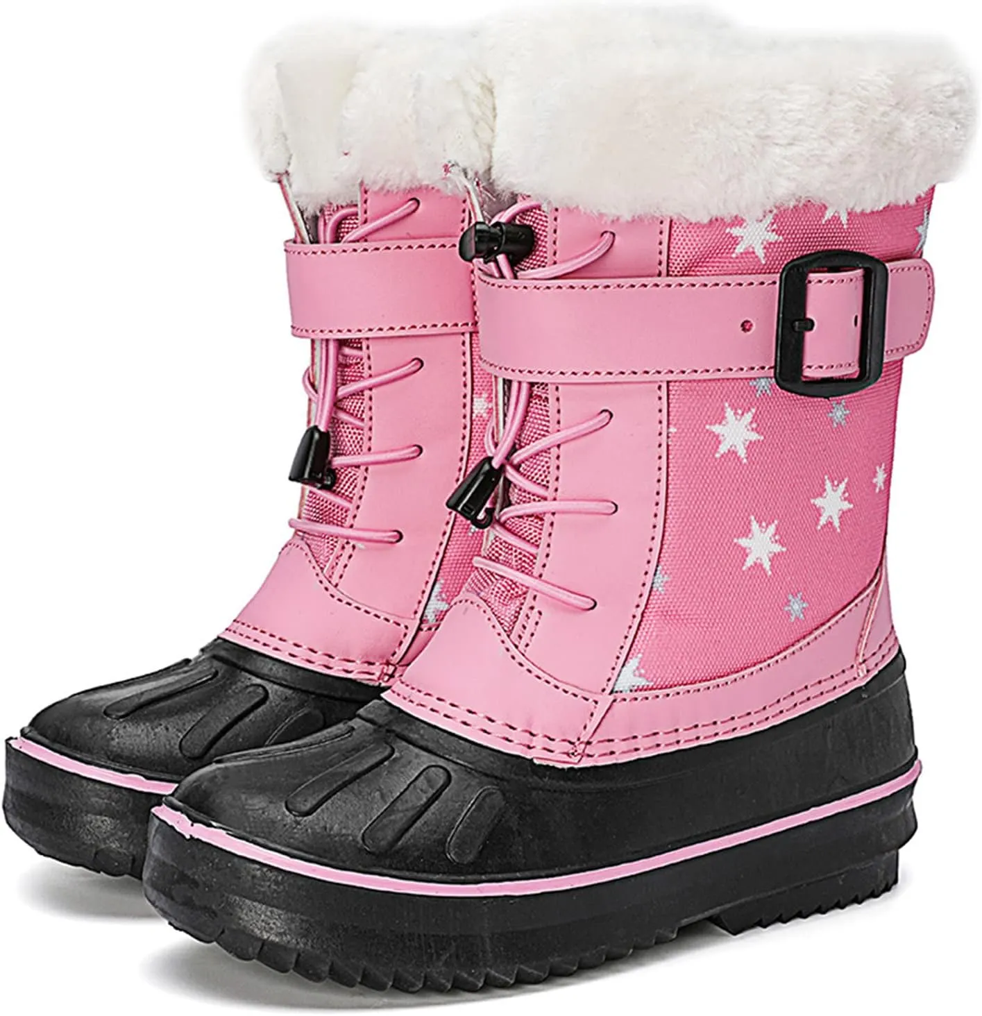 Children Shoes Snow Boots Girls Boys OutdoorBoots Warm Boots With Cotton Snow Boots Big Kids Toddler Leopard Rain Boots