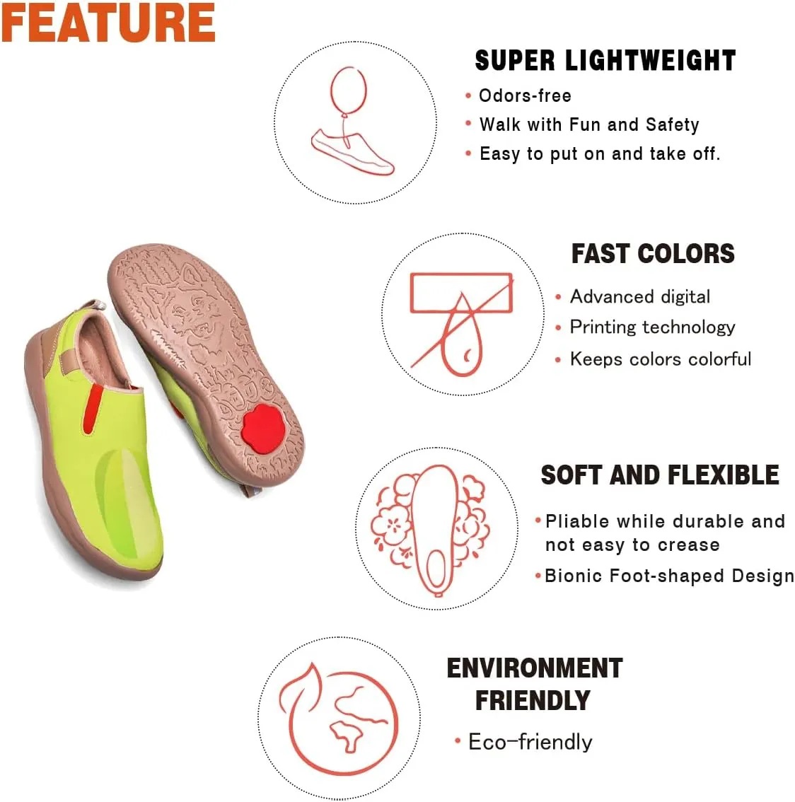 Child's Travel Shoes Boy Girl Slip On Loafers Casual Walking Comfort Abstract Art Painted Sneakers Kids