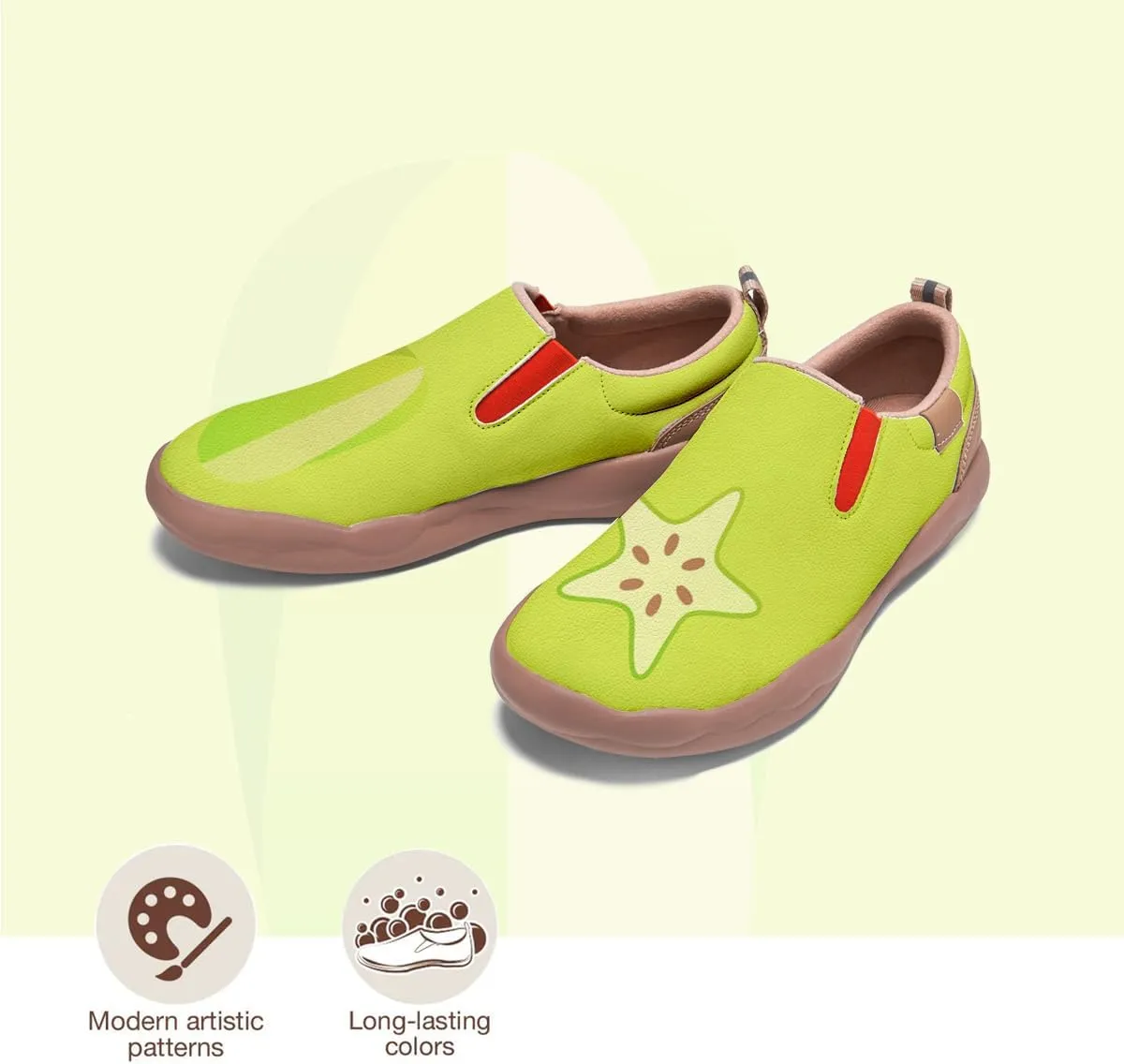 Child's Travel Shoes Boy Girl Slip On Loafers Casual Walking Comfort Abstract Art Painted Sneakers Kids