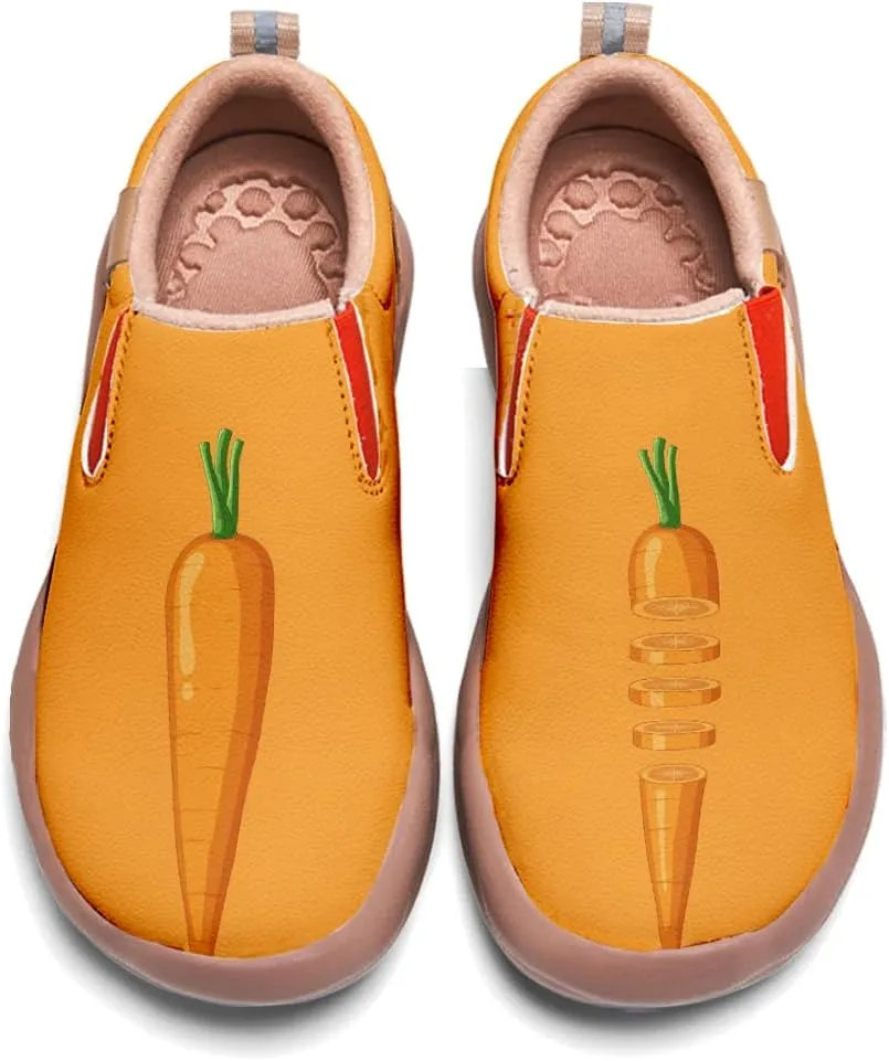 Child's Travel Shoes Boy Girl Slip On Loafers Casual Walking Comfort Abstract Art Painted Sneakers Kids