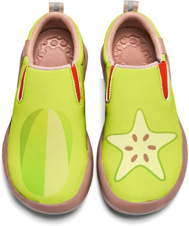 Child's Travel Shoes Boy Girl Slip On Loafers Casual Walking Comfort Abstract Art Painted Sneakers Kids