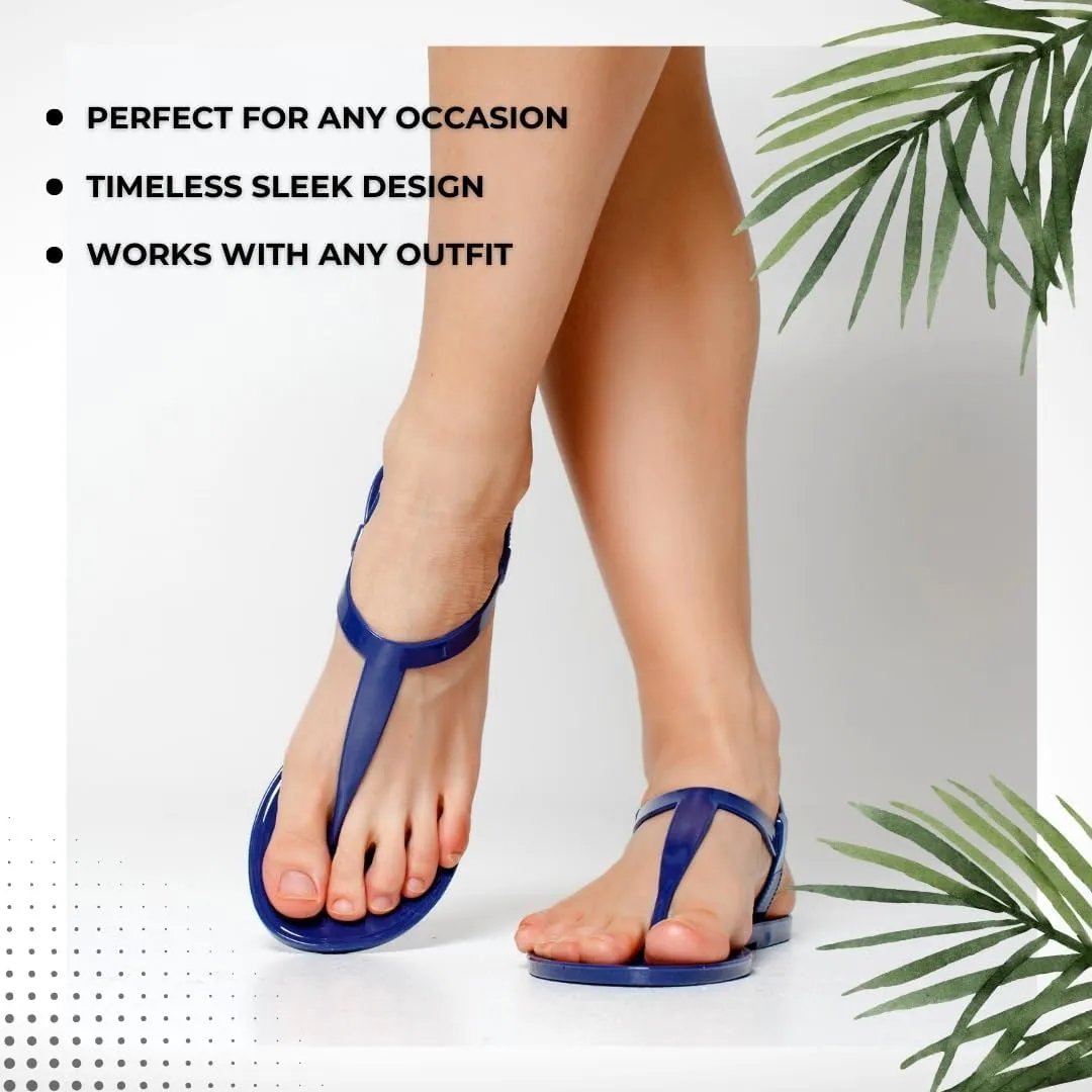 ChiX Women's Classic Flat Jelly Sandals