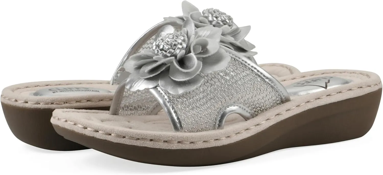 CLIFFS BY WHITE MOUNTAIN Women's Chill Floral Sandal