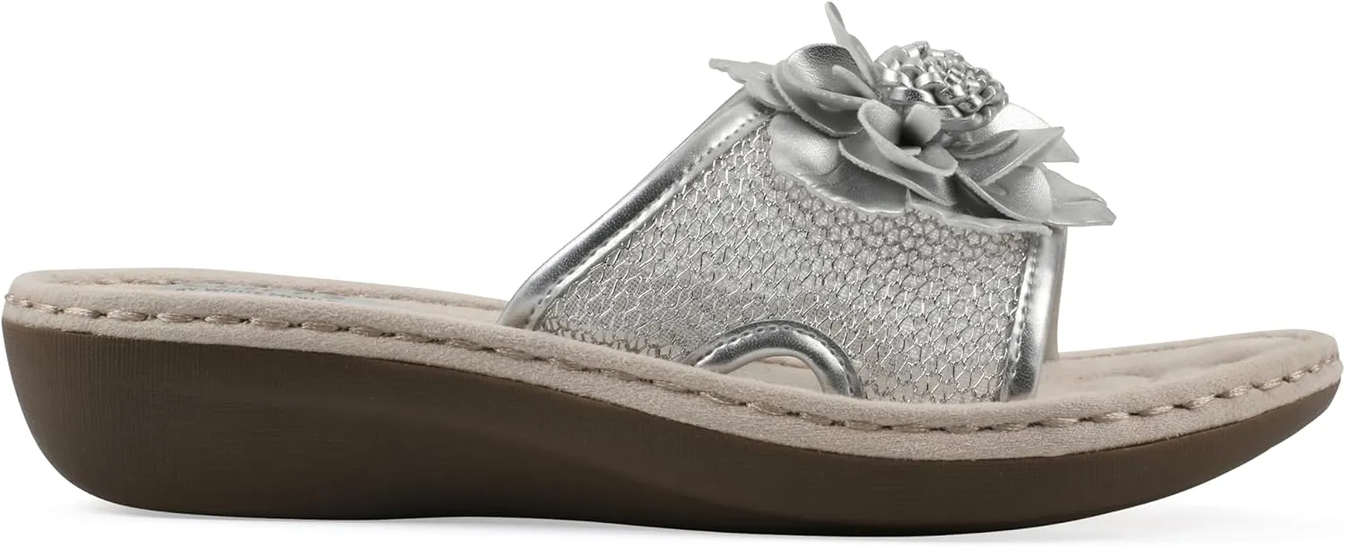 CLIFFS BY WHITE MOUNTAIN Women's Chill Floral Sandal