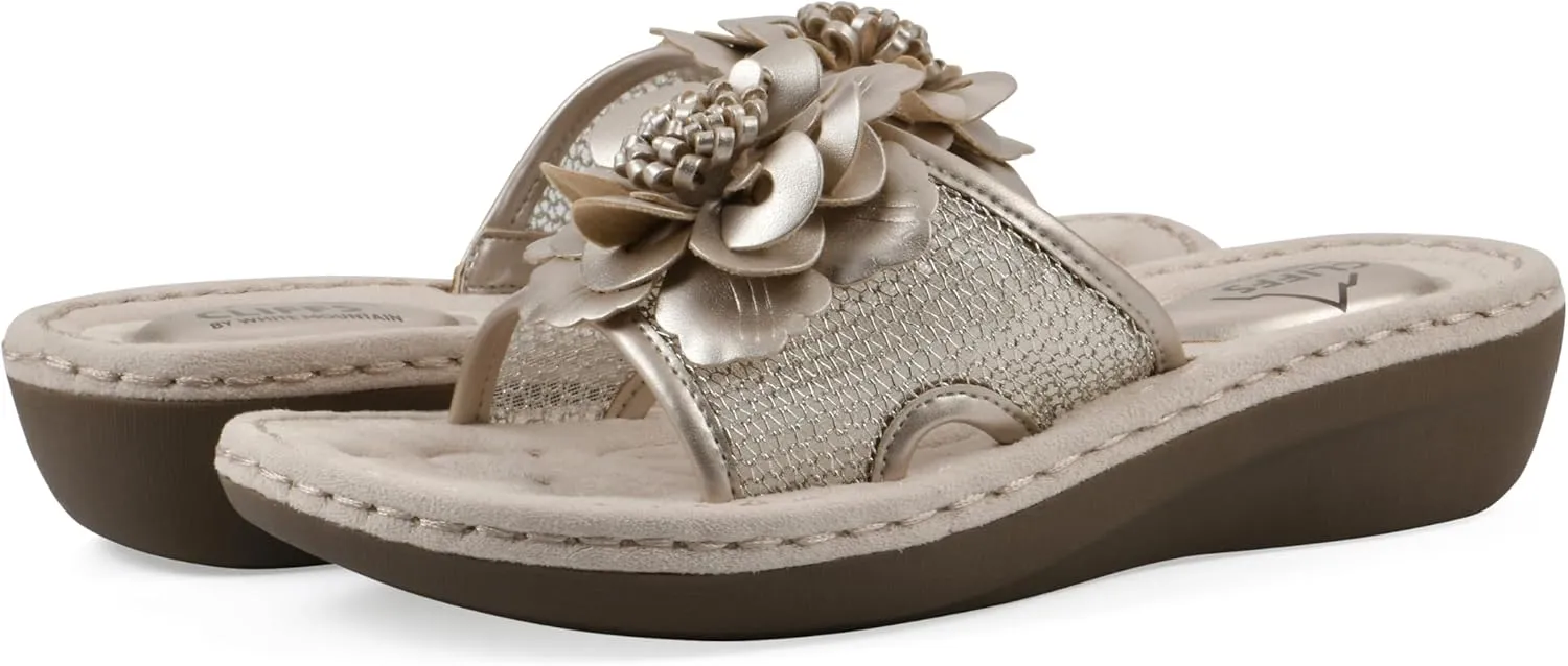CLIFFS BY WHITE MOUNTAIN Women's Chill Floral Sandal