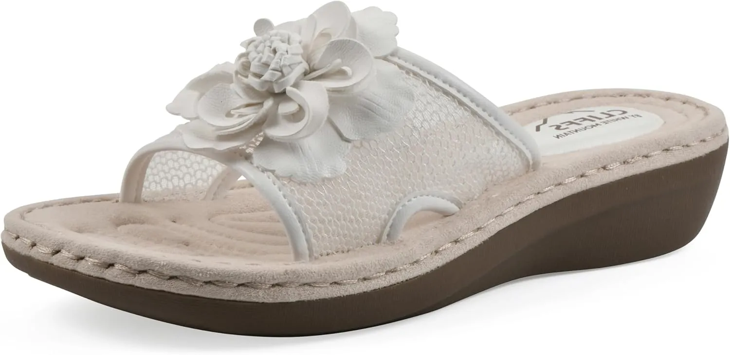 CLIFFS BY WHITE MOUNTAIN Women's Chill Floral Sandal