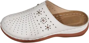 Clogs for Women Mules Slip-On Closed Toe Clog Comfortable Orthopedic Sandals Slingback Soft Cushion Slippers Beach Walking Shoes for Summer Outdoor Casual