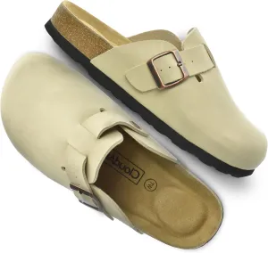 CLOUDAIR Farah Women's Clogs with Arch Support and Cork Footbed, Closed Toe Mules, House Slippers, Slip-On Design