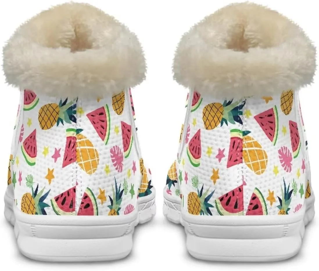 Coloranimal Winter Boots for Women Snow Boots Womens Ankle Boots Warm Fur Lined Winter Shoes Warm Booties Fashion Snow Shoes