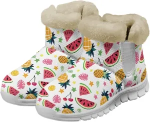 Coloranimal Winter Boots for Women Snow Boots Womens Ankle Boots Warm Fur Lined Winter Shoes Warm Booties Fashion Snow Shoes