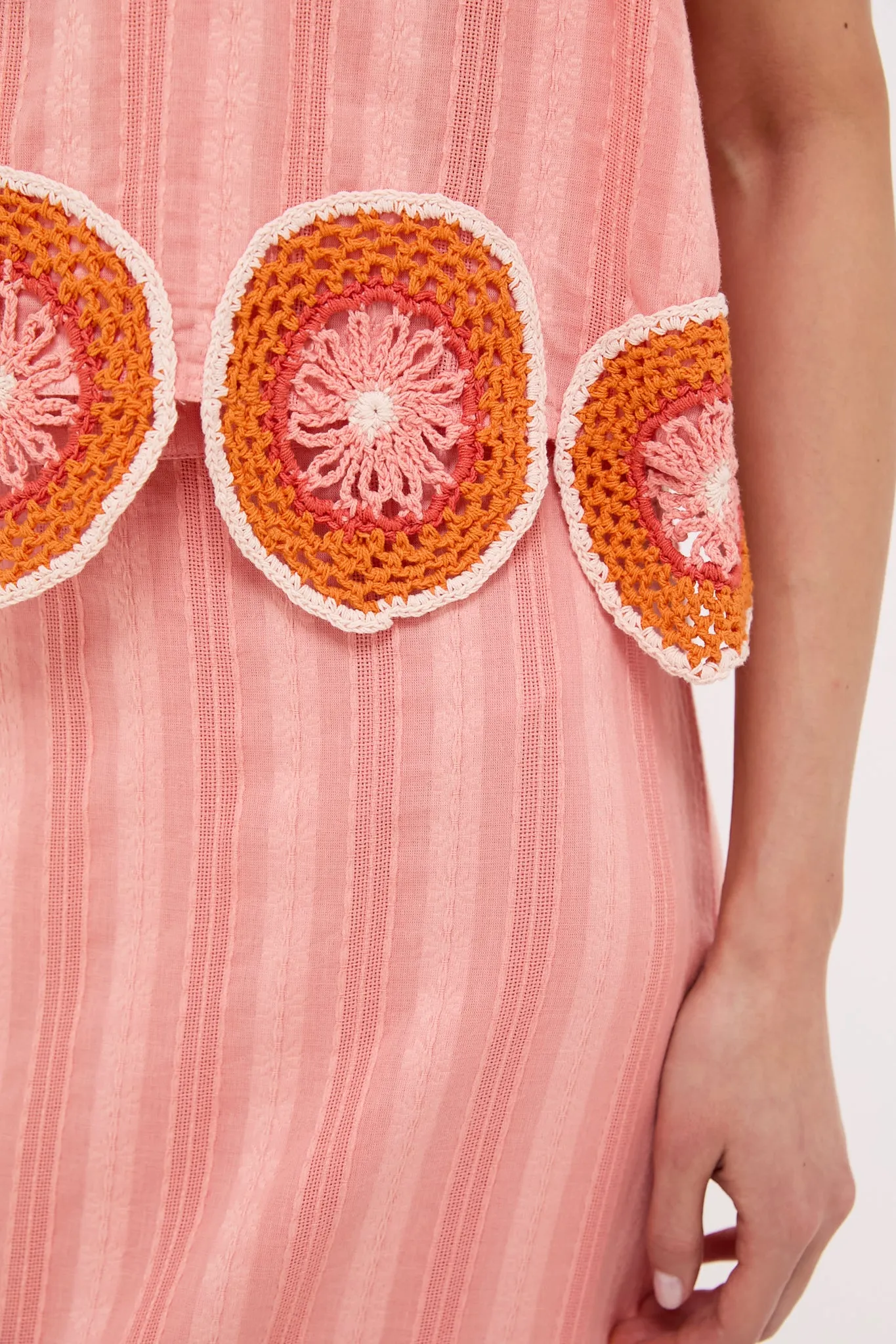 Coral Crochet Blake Tank
