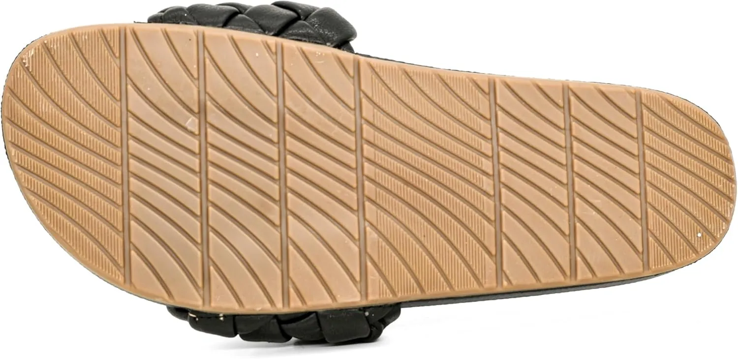 Corkys Footwear Hey Girl Extra Slide-Sandal - Featuring A Braided Strap, A Comfortable Insole For All-Day Wear - Perfect for Beach Outings and Casual Events