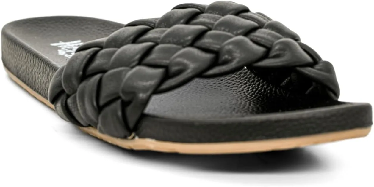 Corkys Footwear Hey Girl Extra Slide-Sandal - Featuring A Braided Strap, A Comfortable Insole For All-Day Wear - Perfect for Beach Outings and Casual Events