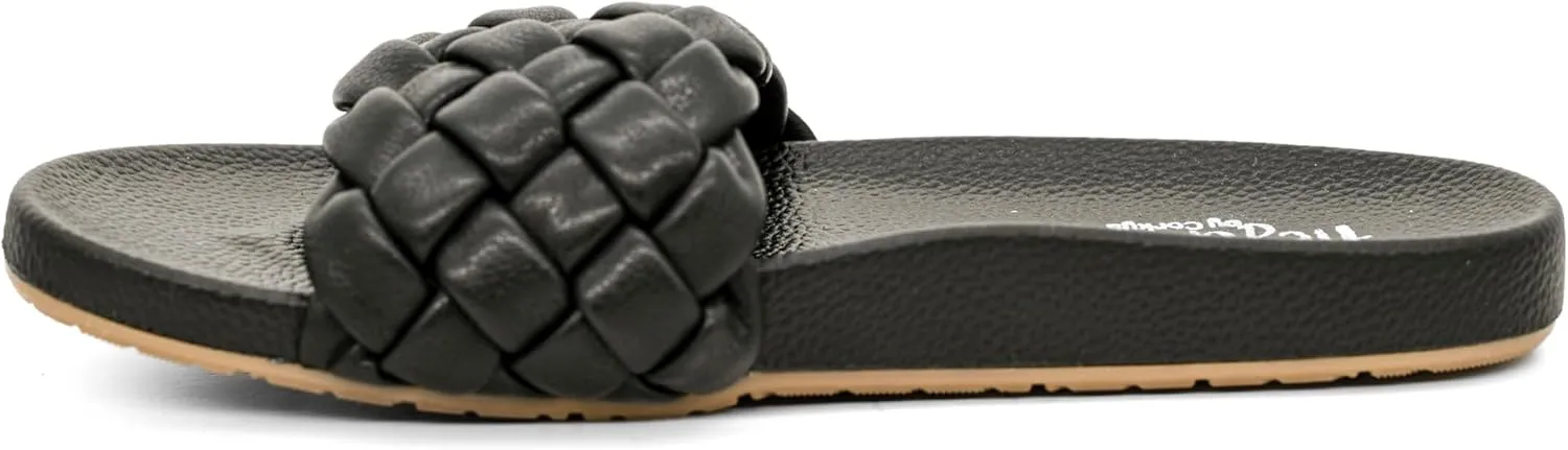 Corkys Footwear Hey Girl Extra Slide-Sandal - Featuring A Braided Strap, A Comfortable Insole For All-Day Wear - Perfect for Beach Outings and Casual Events