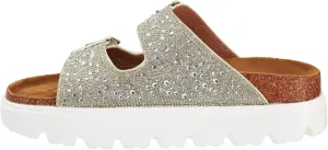 Corkys Footwear Hey Girl Womens 1 inch Rumor Has It Platform Sandals, Featuring Two Adjustable Buckles, A soft Footbed, And A Lug Outsole, Perfect For Summer
