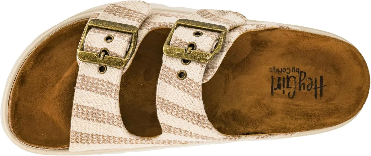 Corkys Footwear Hey Girl Womens 1 inch Rumor Has It Platform Sandals, Featuring Two Adjustable Buckles, A soft Footbed, And A Lug Outsole, Perfect For Summer