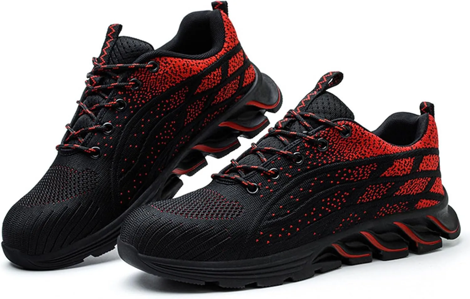 Couple Men's Steel Toe Shoes Men Composite Toe Shoes Comfortable Walking Sneakers Non Slip Work Shoes Indestructible No Show Sneaker Socks Men