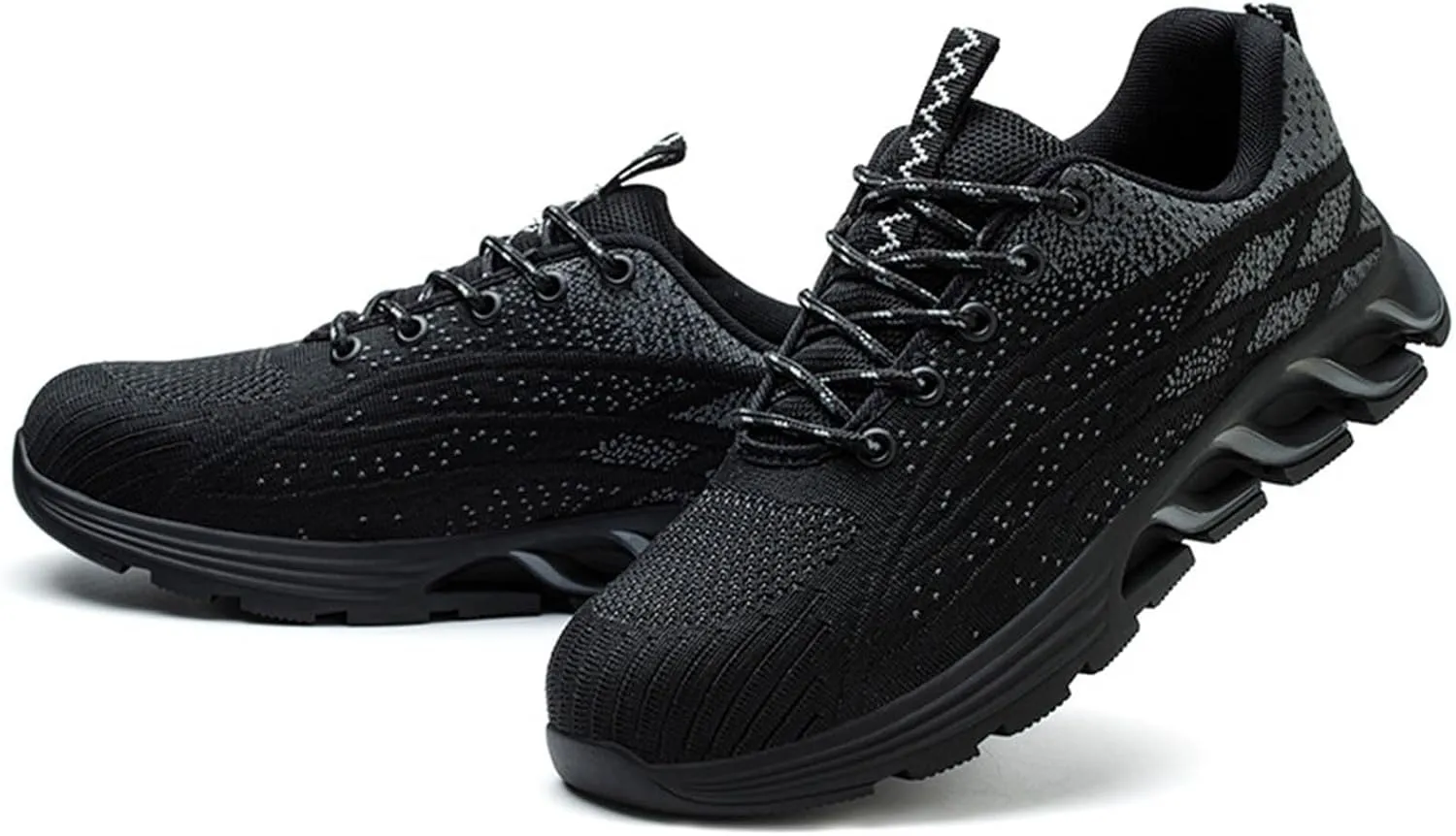 Couple Men's Steel Toe Shoes Men Composite Toe Shoes Comfortable Walking Sneakers Non Slip Work Shoes Indestructible No Show Sneaker Socks Men