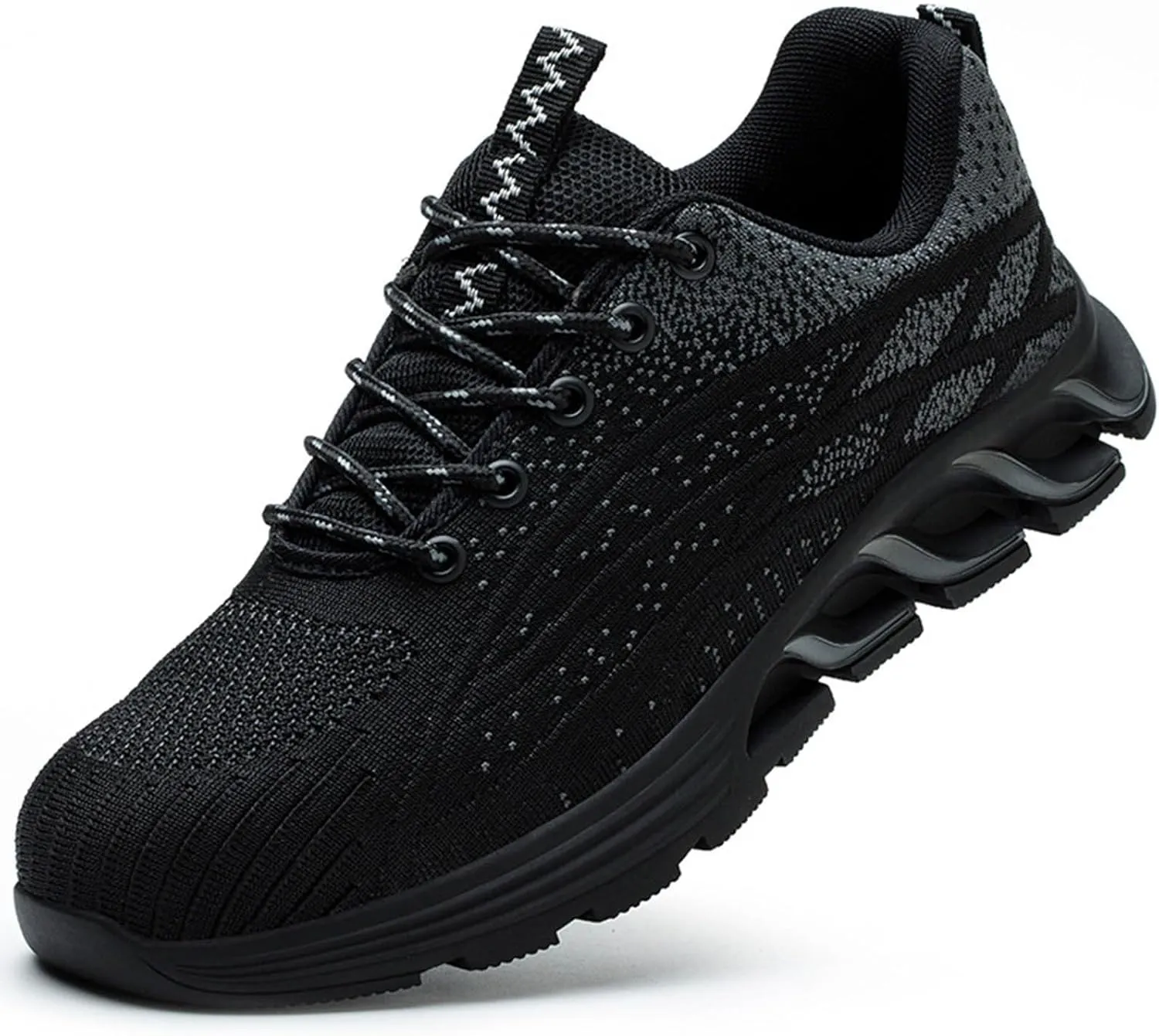 Couple Men's Steel Toe Shoes Men Composite Toe Shoes Comfortable Walking Sneakers Non Slip Work Shoes Indestructible No Show Sneaker Socks Men