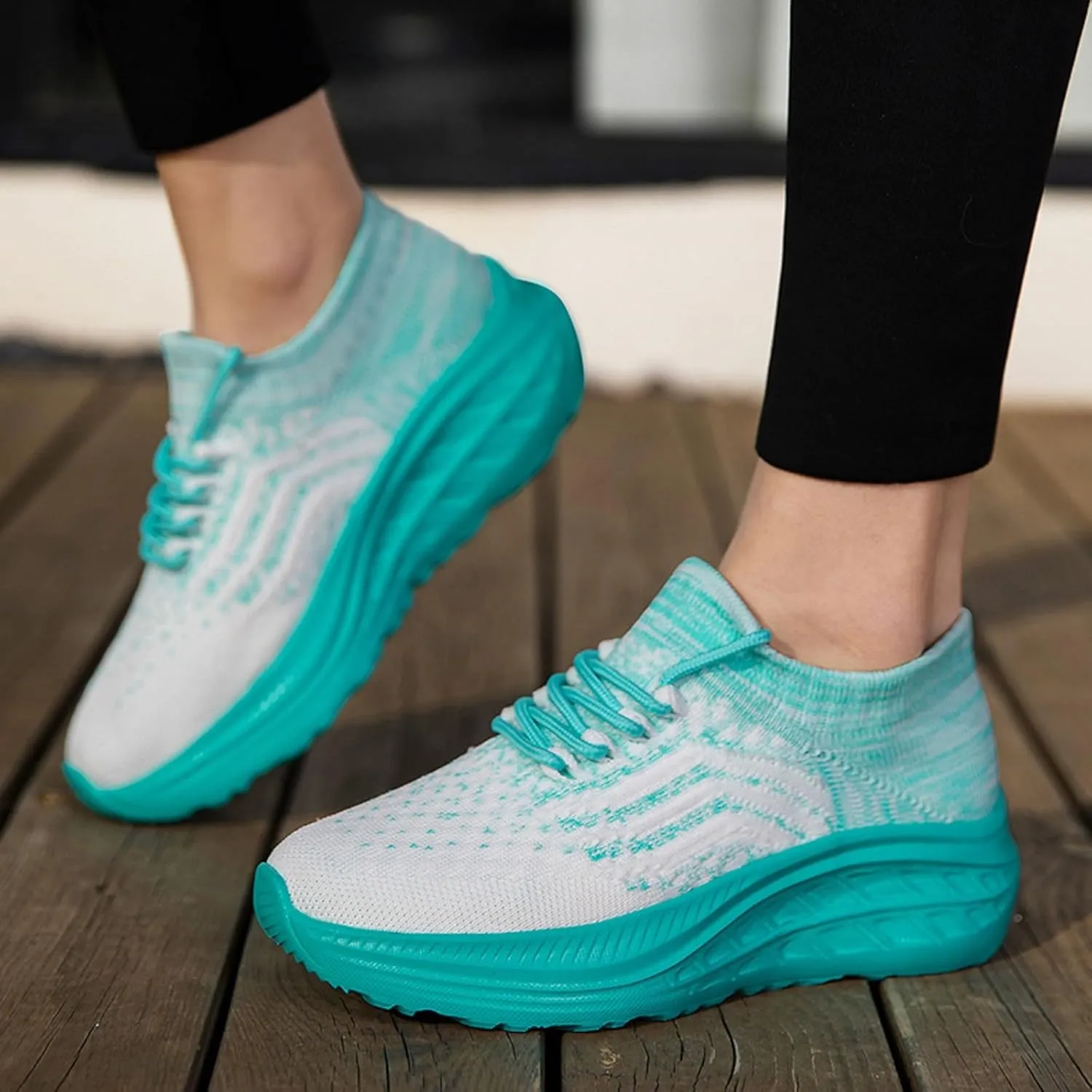 Couples Spring Summer Fashion Mesh Lace Up Platform Sneakers Comfortable Breathable Running Shoes Girls Sneaker Size 1