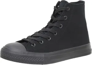 CUSHIONAIRE Women's Vance high top Canvas Sneaker  Memory Foam