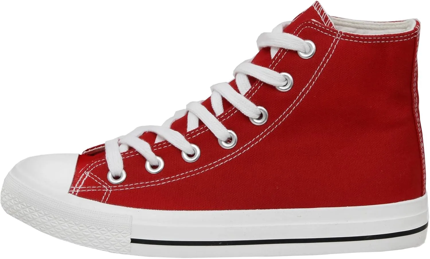CUSHIONAIRE Women's Vance high top Canvas Sneaker  Memory Foam
