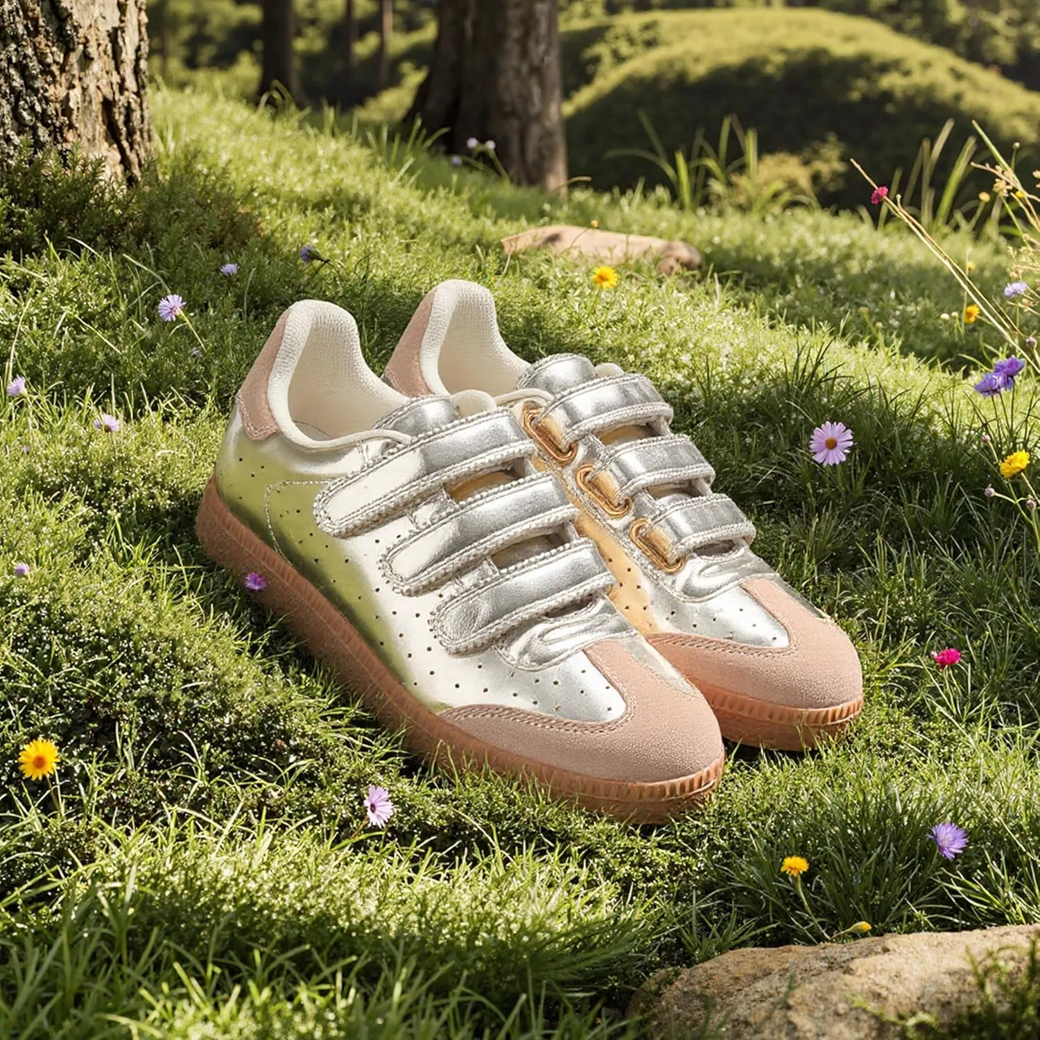 CYNLLIO Sneakers for Women Comfortable Tennis Shoes Non-Slip Lightweight Walking Shoes Casual Fashion Sneakers
