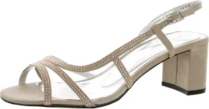David Tate Womens Amber Block Cut-Out Heels