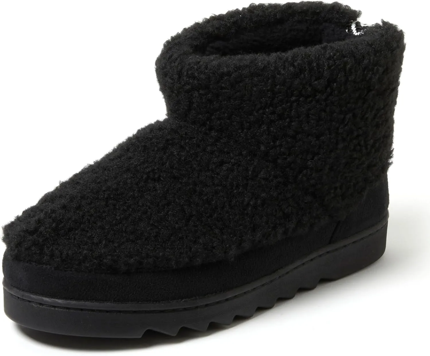 Dearfoams Women's Outdoor Whitney Teddy Ankle Boot Slipper