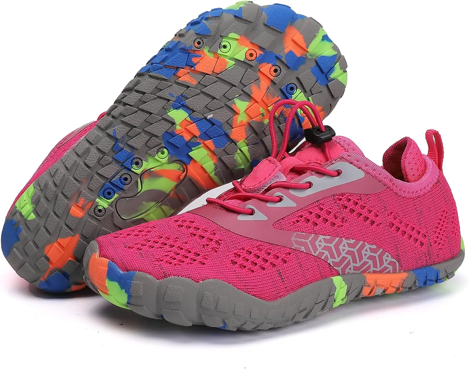 DimaiGlobal Kids Barefoot Shoes Boys Trail Running Shoes Girls Running Shoes Sneakers Athletic Tennis Shoes Toddler Little Kid Big Kid