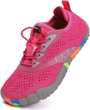 DimaiGlobal Kids Barefoot Shoes Boys Trail Running Shoes Girls Running Shoes Sneakers Athletic Tennis Shoes Toddler Little Kid Big Kid