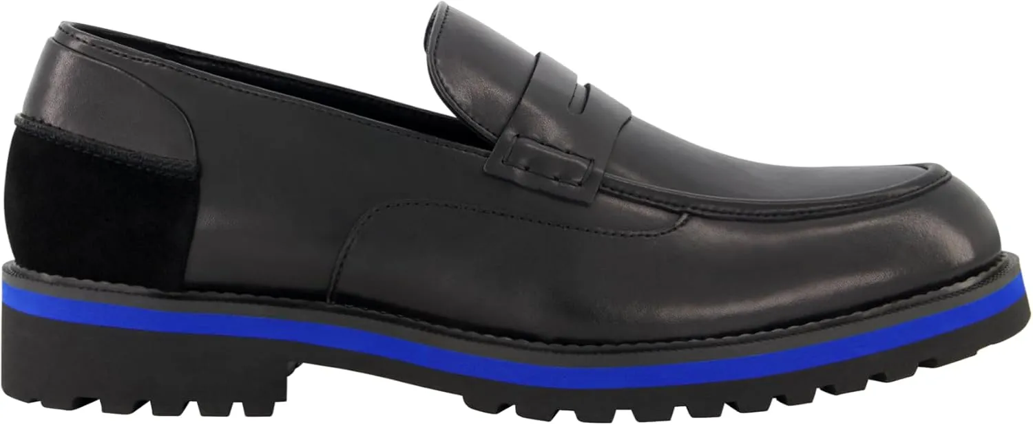 DKNY Men's Rubber Sole Round Toe Shape Slip-on Style Sneaker