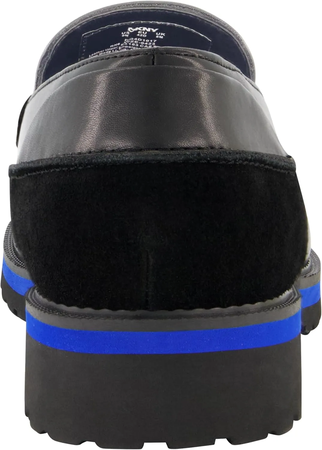 DKNY Men's Rubber Sole Round Toe Shape Slip-on Style Sneaker