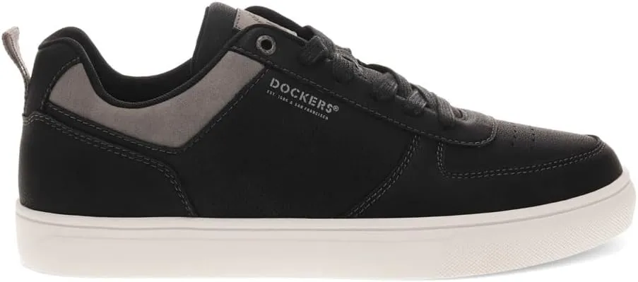 DOCKERS Mens Landon Synthetic Leather Casual Lace Up Sneaker Shoe