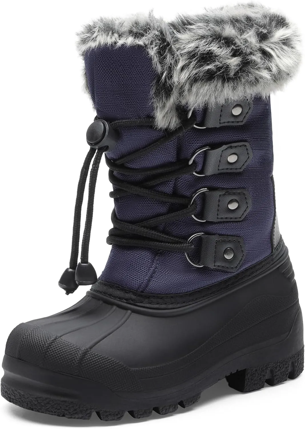 DREAM PAIRS Boys & Girls Waterproof Winter Snow Boots for Little Kid/Big Kid