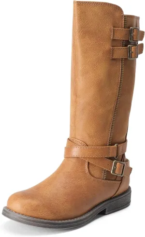 DREAM PAIRS Girls Knee High Fashion Riding Boots for Toddler/Little Kid/Big Kid