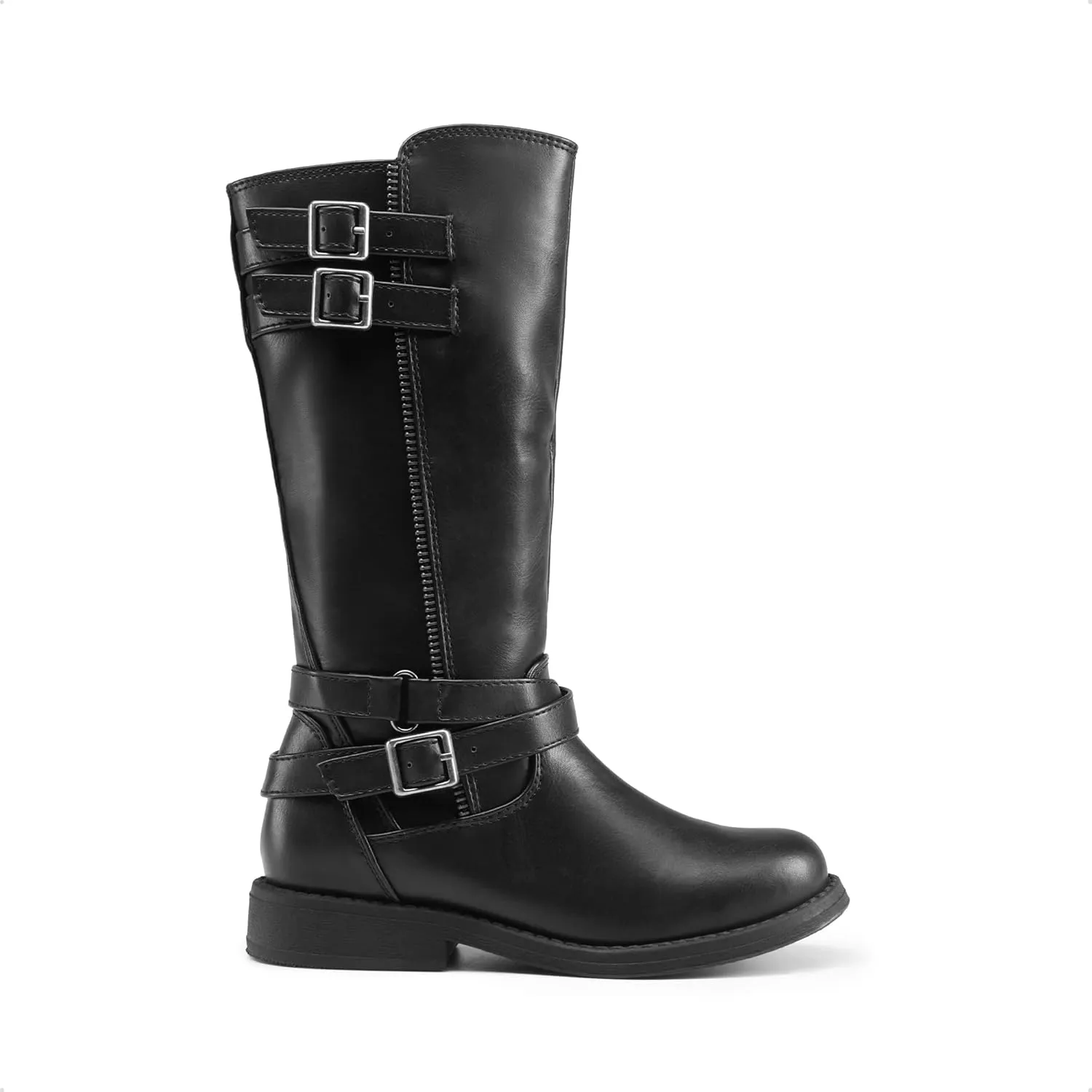 DREAM PAIRS Girls Knee High Fashion Riding Boots for Toddler/Little Kid/Big Kid