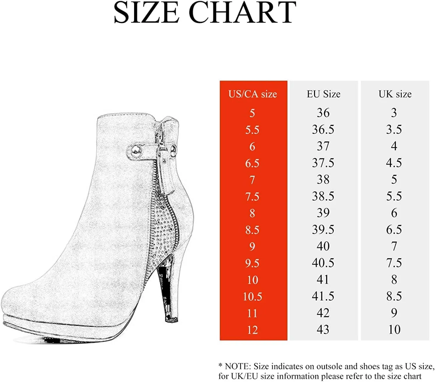 DREAM PAIRS Women's Ankle Boots High Stiletto Heel Booties Fashion Zipper Short Boots