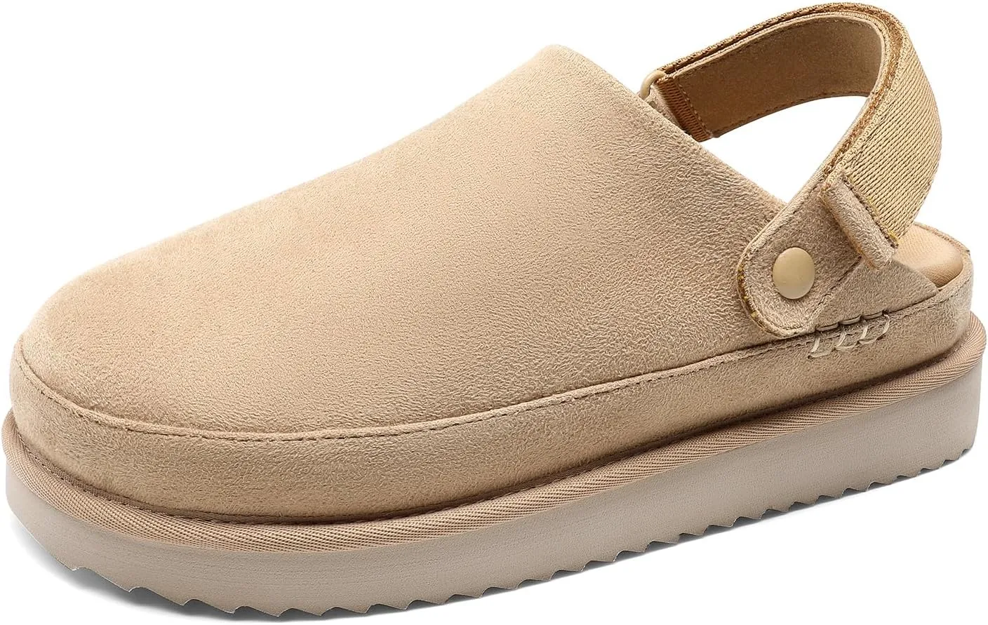 DREAM PAIRS Women's Clog Slippers Women's Platform Clogs for Women Mules Slip on Shoes Adjustable