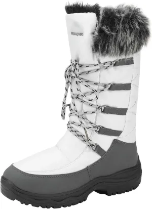 DREAM PAIRS Women's Warm Faux Fur Lined Mid-Calf Winter Snow Boots
