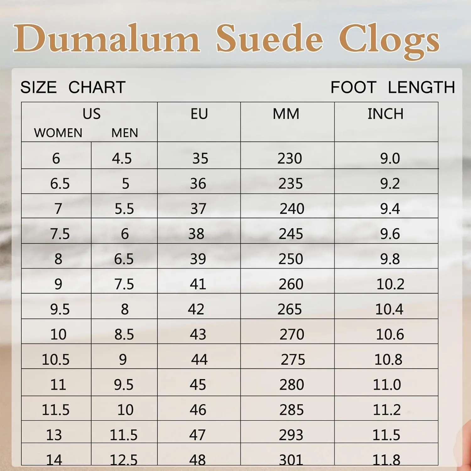 Dumalum Suede Clogs for Women and Men - Adjustable Buckle Slip-on Cork Footbed Mules with Antislip Sole - Unisex Slippers