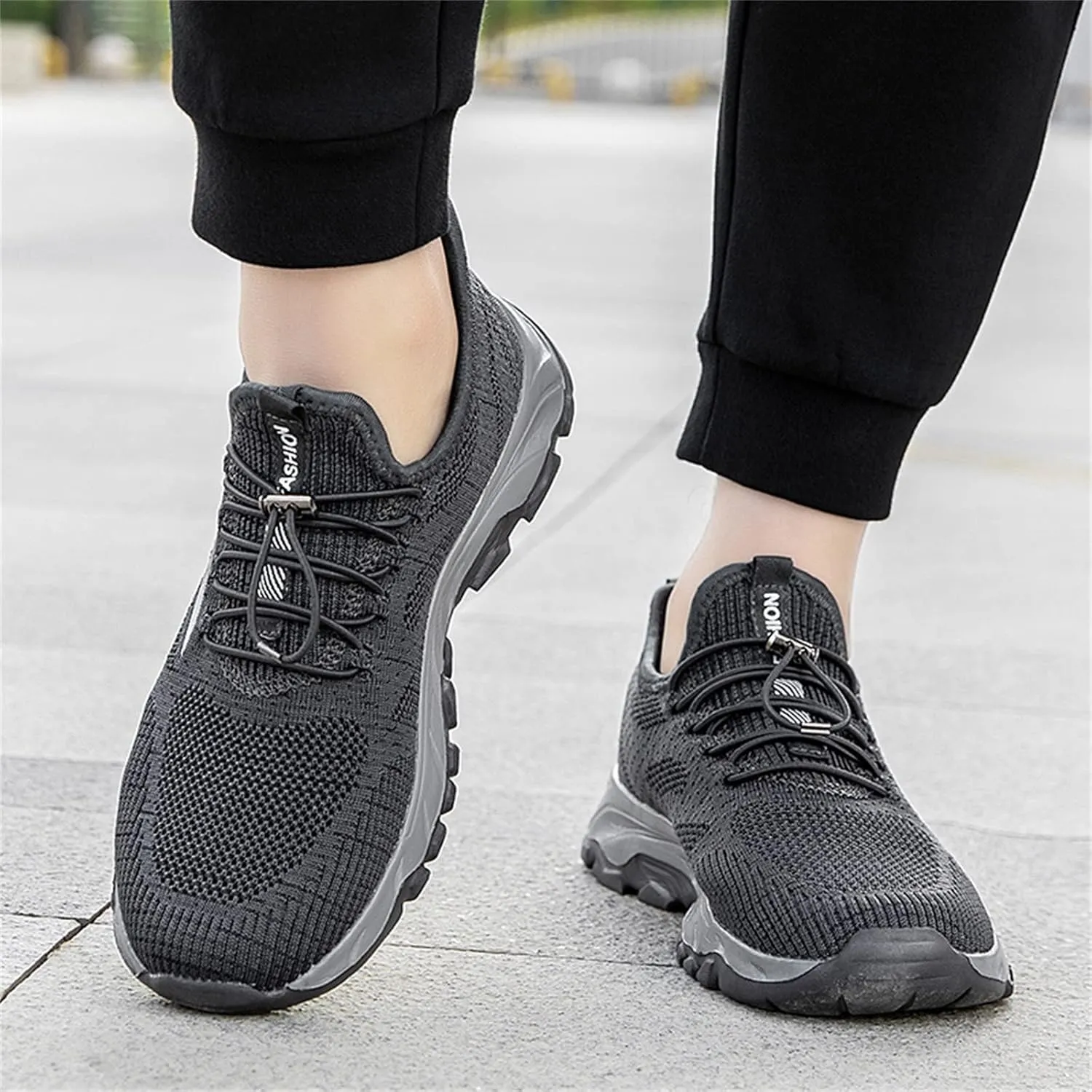 Fashion Sneaker Lace-Up Couple Men's Spring and Summer New Non Slip Walking Fashion Light Casual Sports Shoes