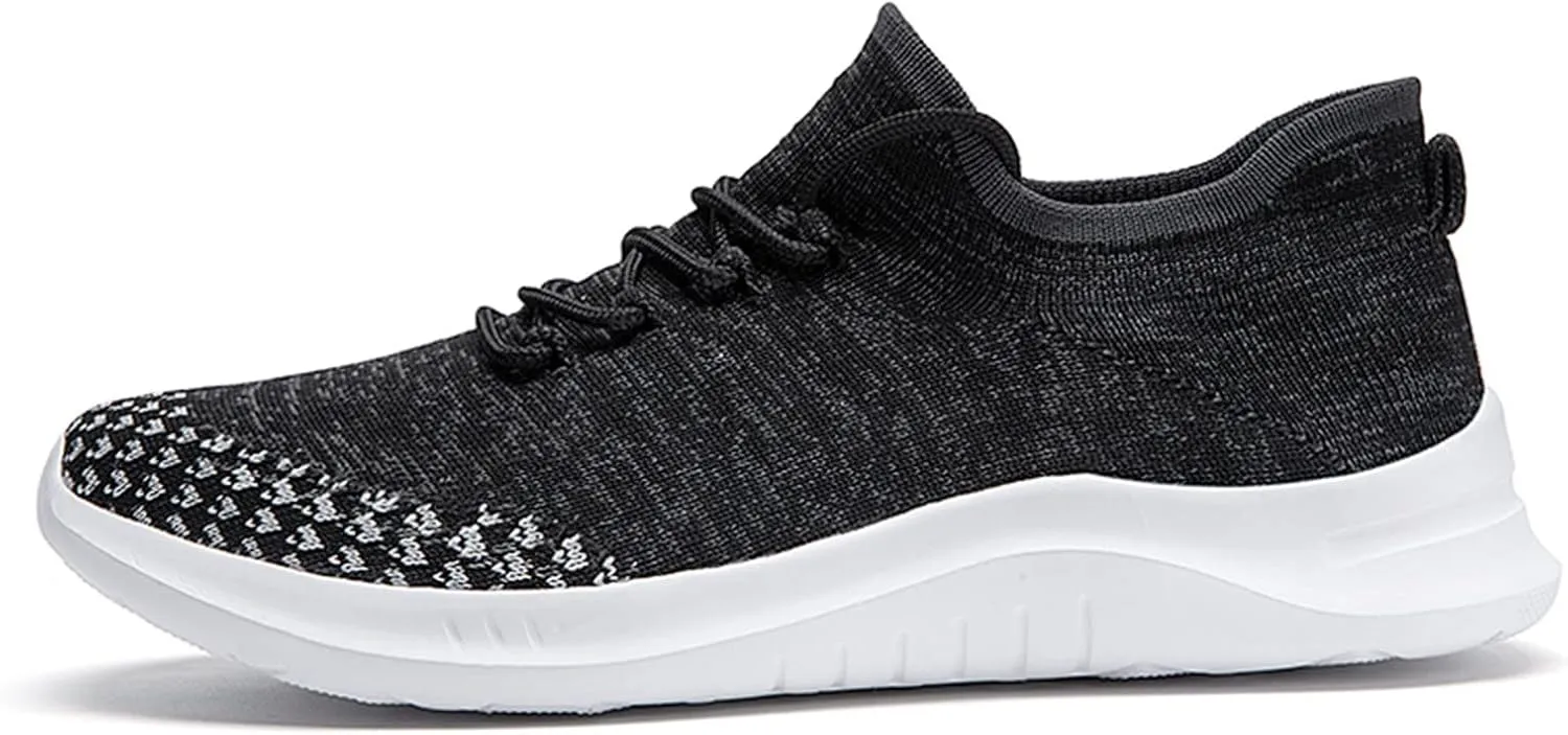 Fashion Spring and Summer Men Sports Shoes Flat Lightweight Mesh Breathable Lace Up Mens Sneaker Shoes Casual