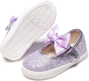 Felix & Flora Toddler/Little Kid Girls Running Shoes Glitter Sneakers Princess Fashion Casual Sports Shoes