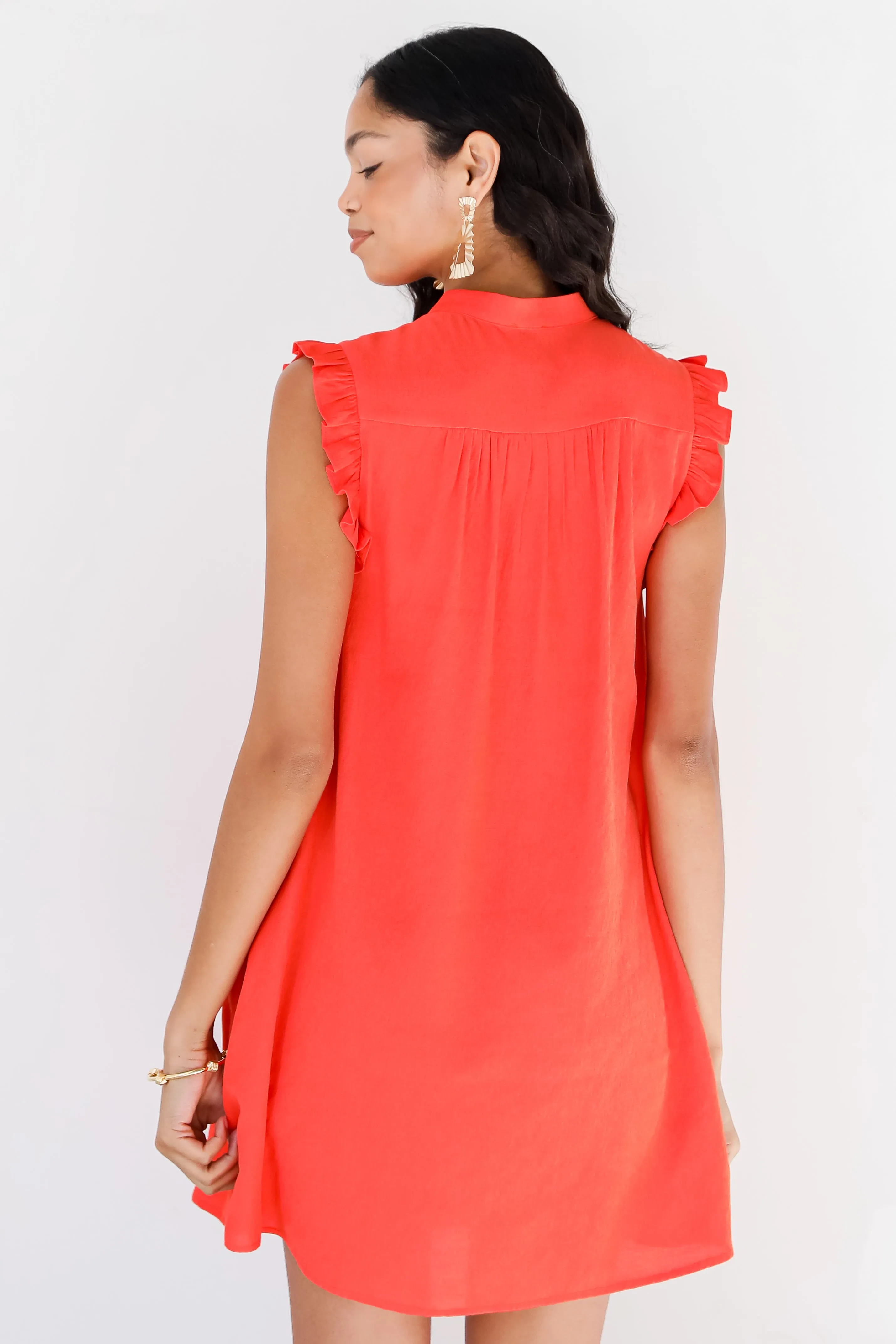 FINAL SALE - Simply Mine Ruffle Mini Dress
