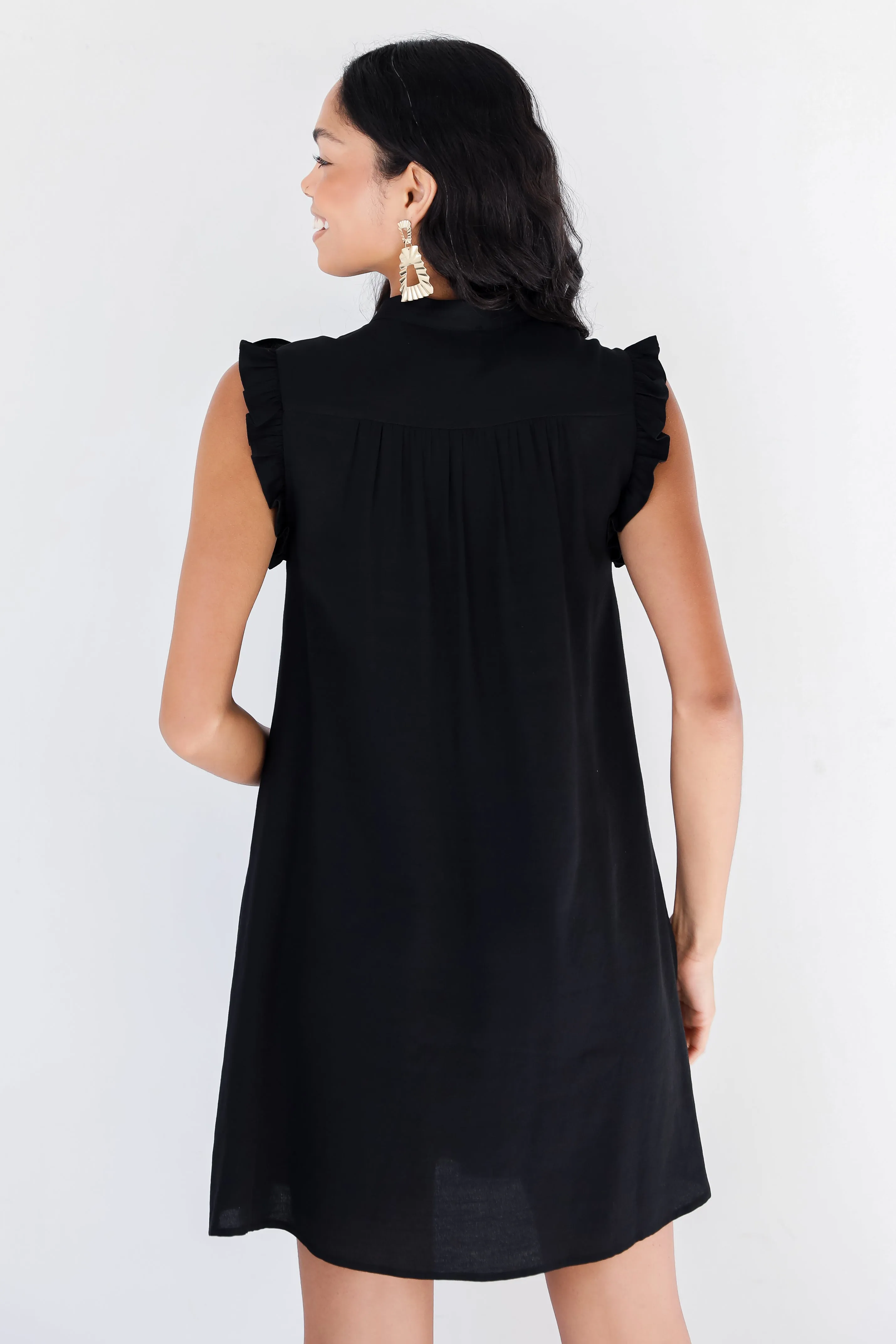 FINAL SALE - Simply Mine Ruffle Mini Dress