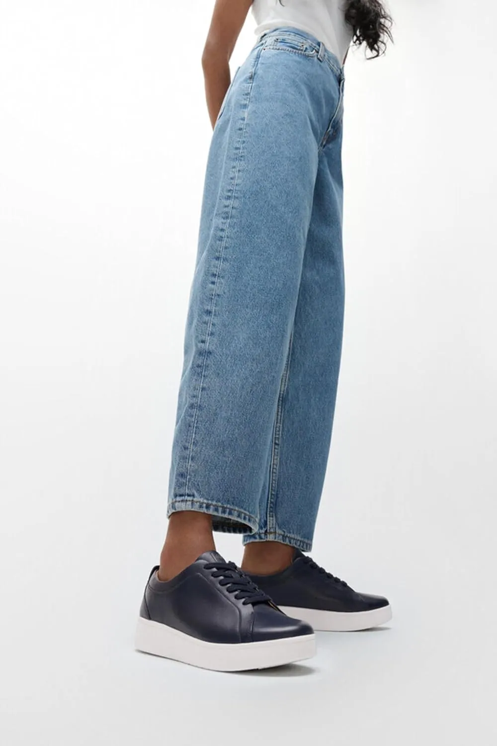 FitFlop Rally Leather Sneakers