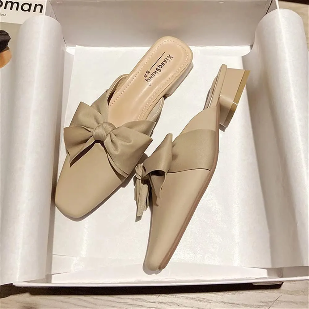 Flat Mules for Women Slip On Mules and Slides Closed Toe Backless Loafers Slippers Womens Mule Shoes Comforable Mule Heels Sandals